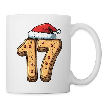 17 Number Cookie Christmas - Mug - white - Right