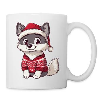 Wolf Christmas - Mug - white - Right