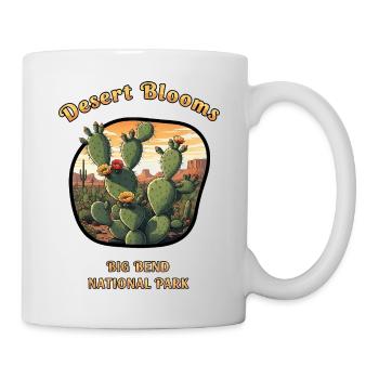 Big Bend National Park Desert Cacti Flowers Nature - Mug - white - Right