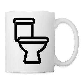 toilet - Mug - white - Right