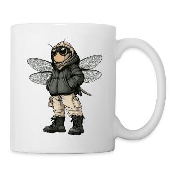 Libelle Cool Winter - Tasse - Weiß - Rechts