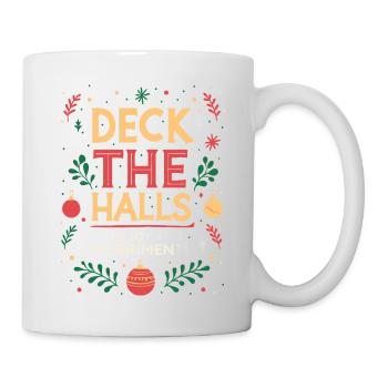 Deck the Halls en Joie - Mug blanc - blanc - Droite