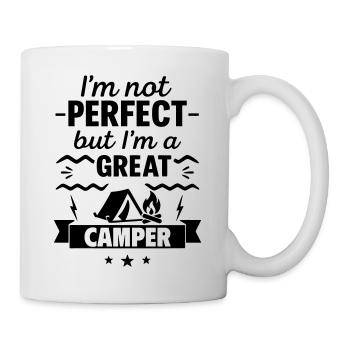 Nicht perfekt aber ein super Camper - Tasse - Weiß - Rechts