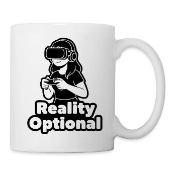 Reality Optional VR Illustration - Tasse - Weiß - Rechts