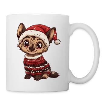 Hyena Christmas - Mug - white - Right
