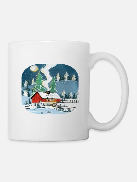 Winterlandschaft - Tasse - Weiß