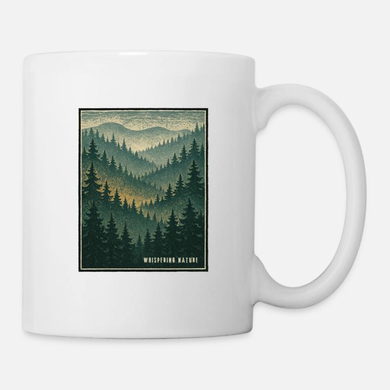 WHISPERING NATURE - Mug - white