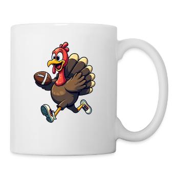 Thanksgiving Football Turkey - Mug - white - Right