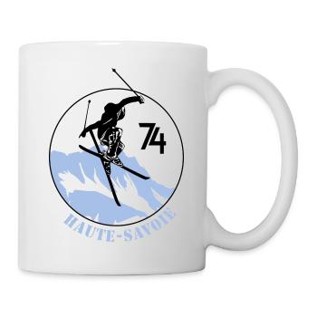 Design Haute-Savoie 74 - Mug blanc - blanc - Droite