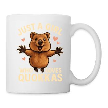 Juste une fille qui aime les quokkas - Mug blanc - blanc - Droite