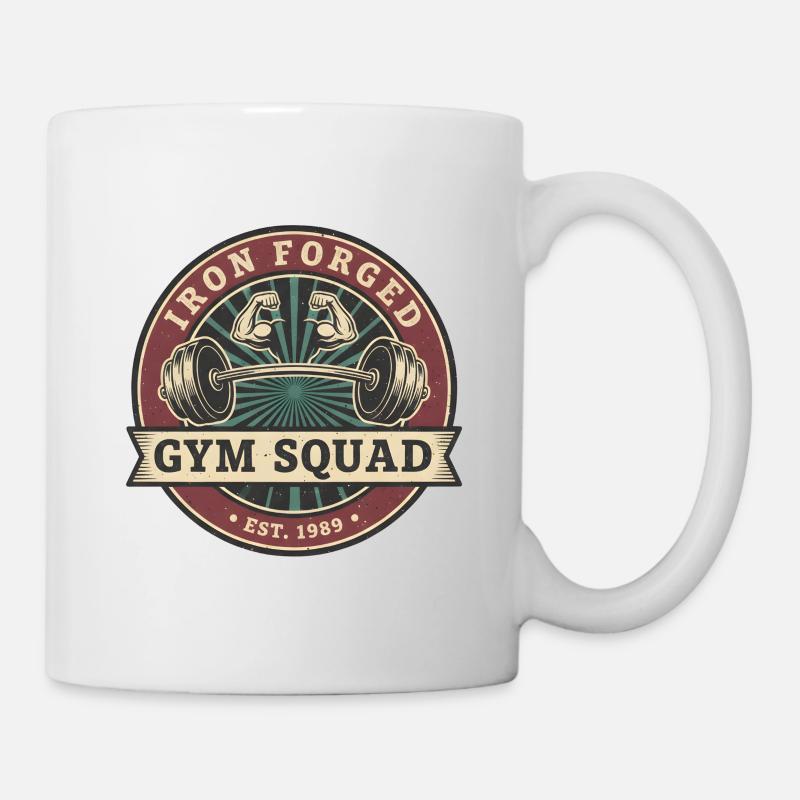 Équipe de gymnase - Mug blanc - blanc
