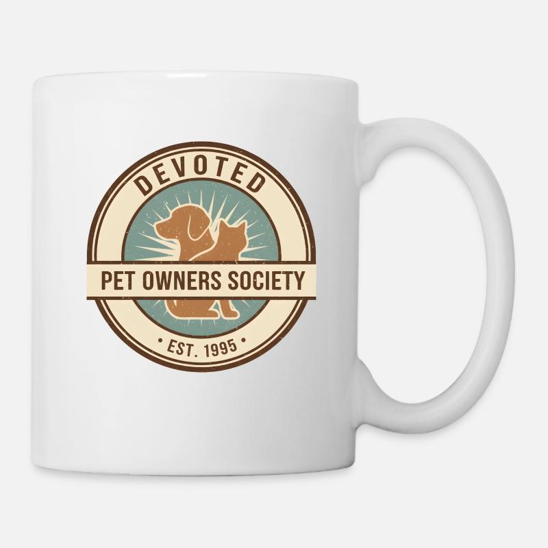 Propriétaire dévoué - Mug blanc - blanc