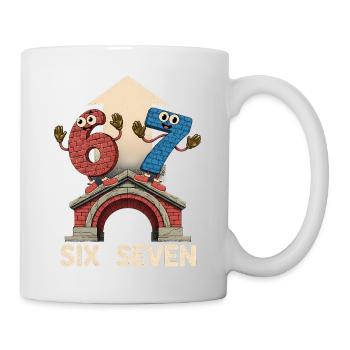 67 Six Seven 6-7 – Aura Points Jeux pour enfants - Mug blanc - blanc - Droite