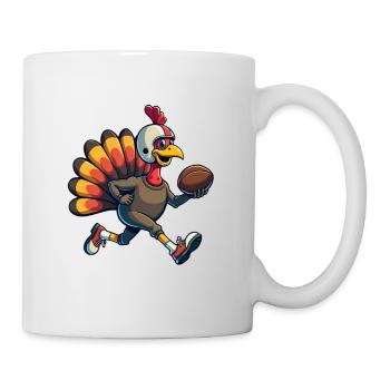 Thanksgiving Football Turkey - Mug - white - Right
