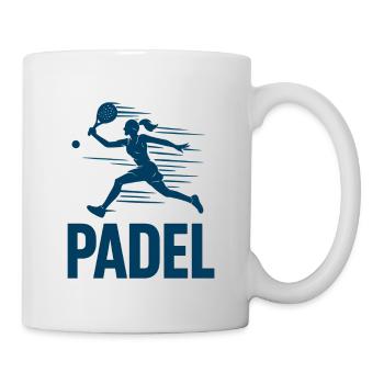 Padel Sprinter Silhouette - Mug - white - Right