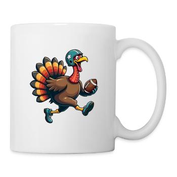 Thanksgiving Football Turkey - Mug - white - Right