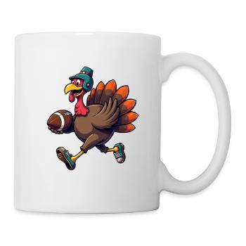 Thanksgiving Football Turkey - Mug - white - Right