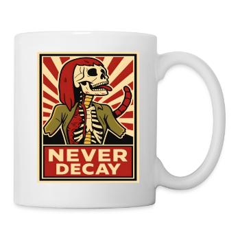 Never Decay Skelet Punk - Mug - white - Right