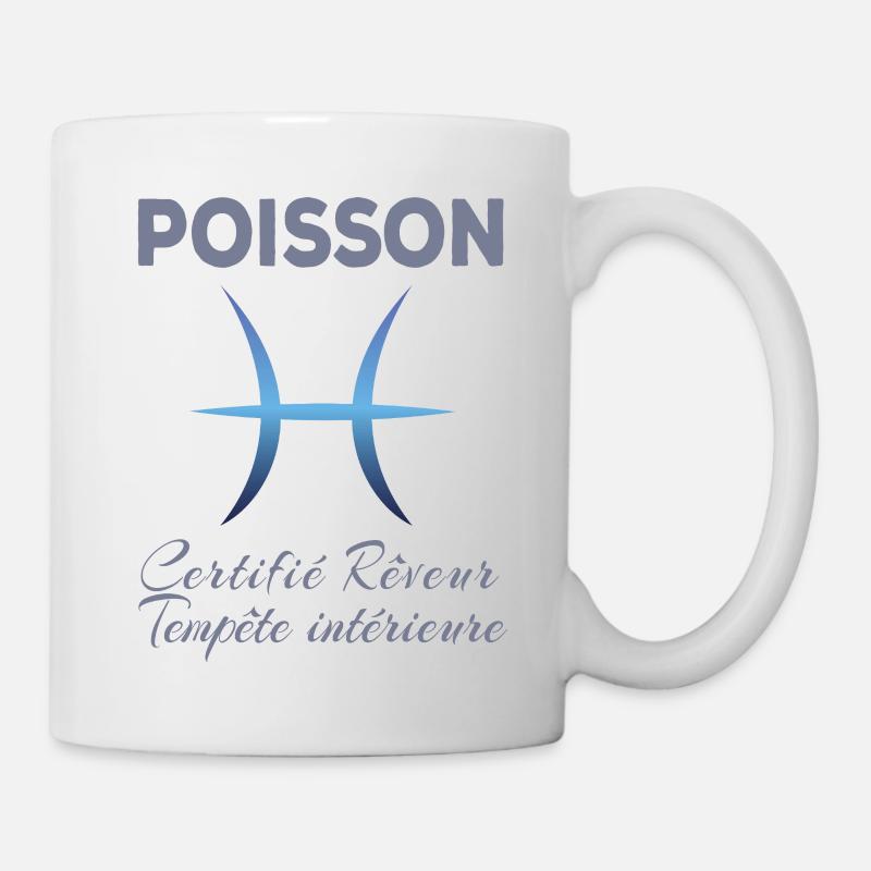 Poisson - Mug blanc - blanc