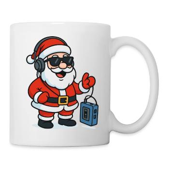 Christmas DJ Santa Groove - Mug - white - Right