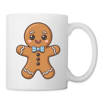 Lebkuchenmann - Tasse - Weiß - Rechts