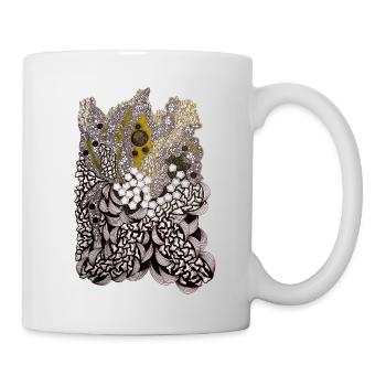 Coral Maze Ornament - Mug - white - Right