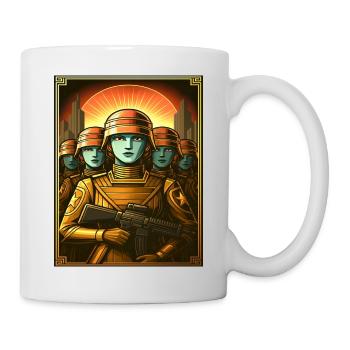 Guerriers de la Paix d’Or - Mug blanc - blanc - Droite