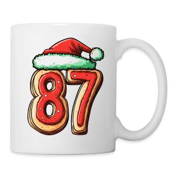 87 Number Cookie Christmas - Mug - white - Right