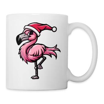 Flamingo Weihnachten - Tasse - Weiß - Rechts