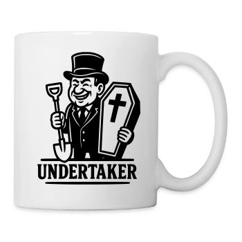 undertaker bestatter - Tasse - Weiß - Rechts