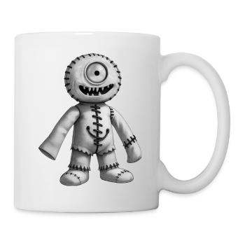 MONSTER DOLL #2 [Black & White] - Mug - white - Right