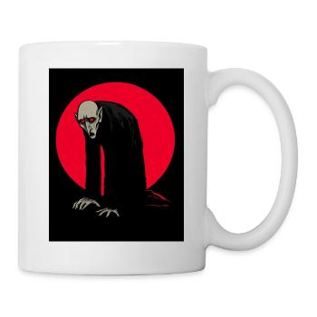 Démon vampire de la Lune Rouge dans l’Ombre - Mug blanc - blanc - Droite