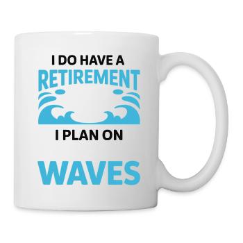 Plan de retraite : faire sensation - Mug blanc - blanc - Droite