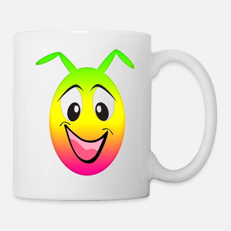 Regenbogen Lächeln  - Tasse - Weiß