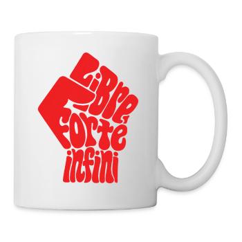 LIBRE FORTE fem - let's talk - Mug blanc - blanc - Droite