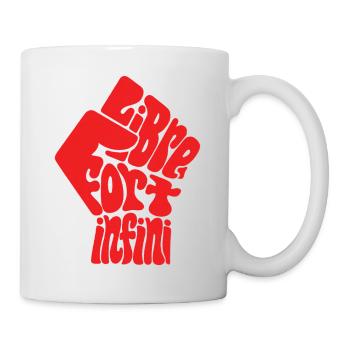 LIBRE FORT hom - let's talk - Mug blanc - blanc - Droite