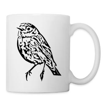 Black Bird Black Gift Christmas - Mug - white - Right
