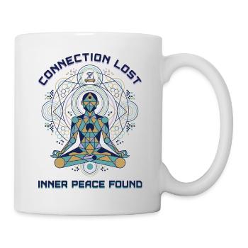 Connection Lost - Inner Peace Found - Mug - white - Right