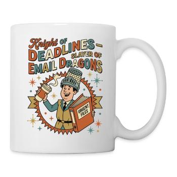Knight of Deadlines - Mug - white - Right