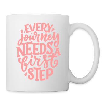 Every Journey Needs A First Step - Mug - white - Right