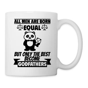 All men are born the same godfather - Mug - white - Right