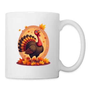 Thanksgiving Lustiger Thanksgiving Truthahn - Tasse - Weiß - Rechts