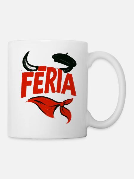 Feria – Baskenland - Tasse - Weiß