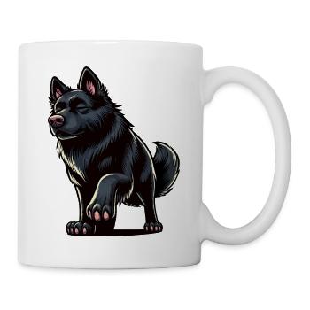Black German Shepherd German Shepherd Owner - Mug - white - Right