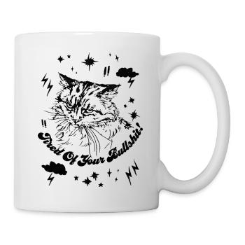 FATIGUÉ DE TES CONNERIES - Mug blanc - blanc - Droite