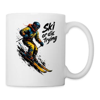 Skiing | Skier | Mountain - Mug - white - Right