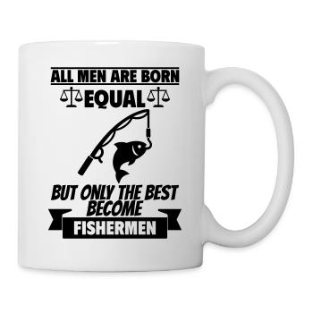 All Men Are Born Equal Anglers - Mug - white - Right