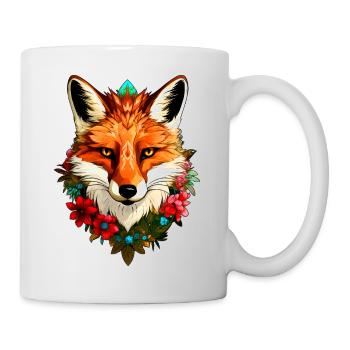 Füchse Style - Tasse - Weiß - Rechts