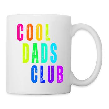 Dad's Club Rainbow Design - Mug - white - Right