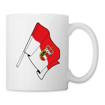 Drapeau de Salzbourg - Mug blanc - blanc - Droite